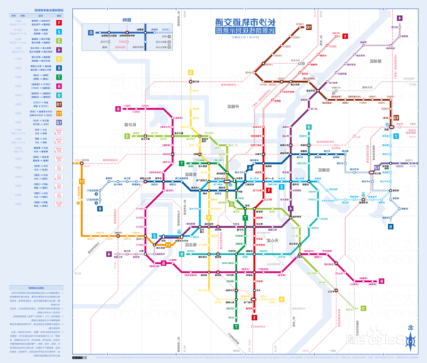 长沙市最新地铁线路图概览，全面解析最新地铁线路布局